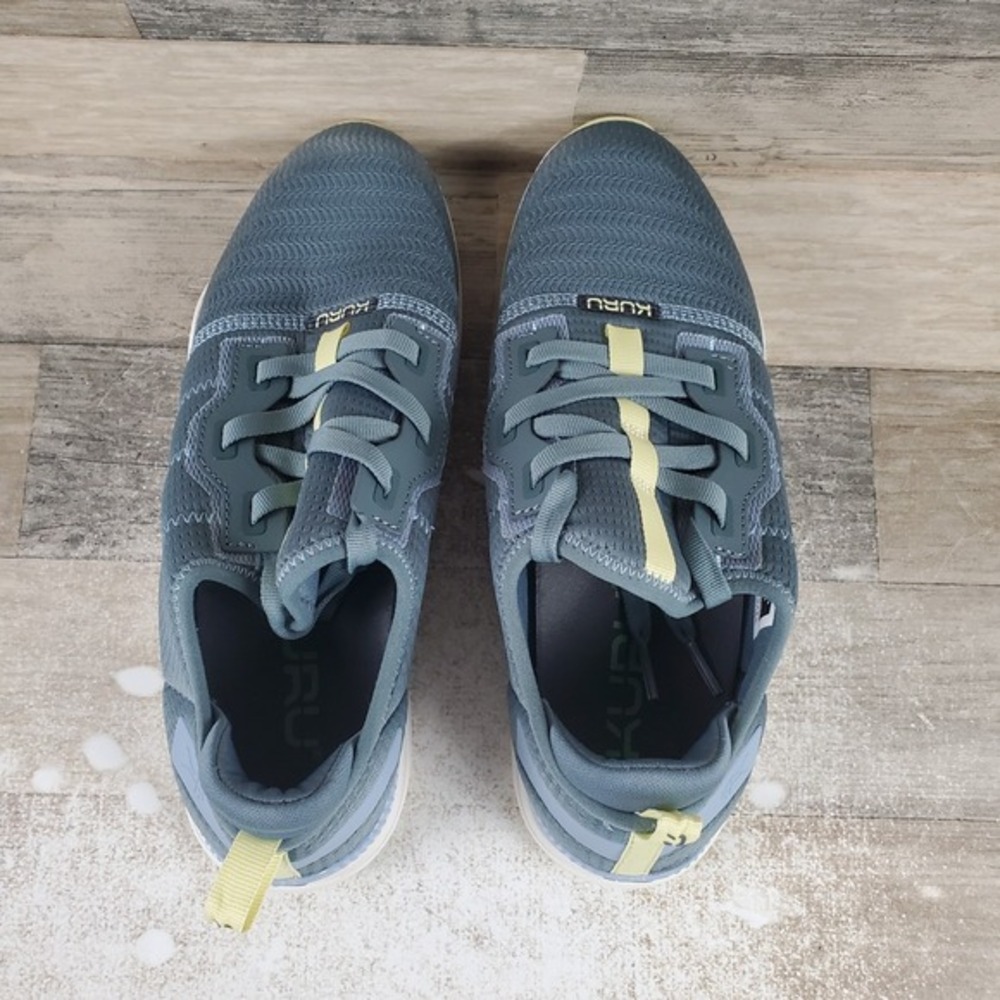 Kuru Atom Womens Shoes Sz 9.5 M Running Muted Blue Gray Mesh Lace Up Sneakers - Picture 4 of 10